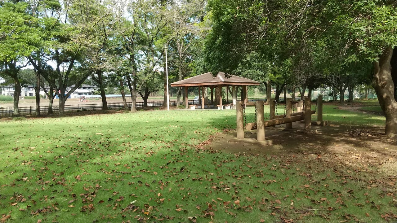 古河市イーエス中央運動公園の広場