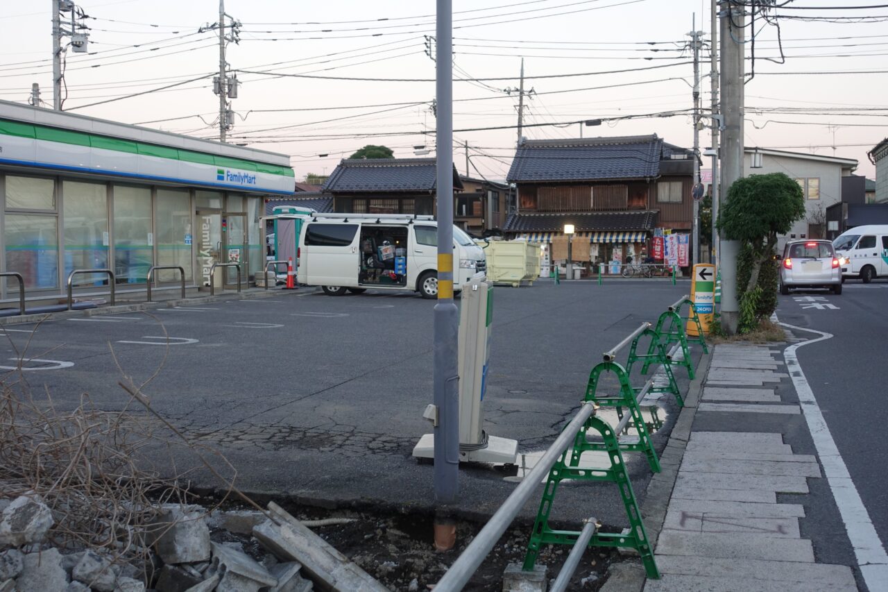 ファミリーマート古河横山町店の工事